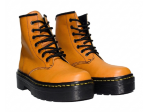 Bota Plataforma Mostaza