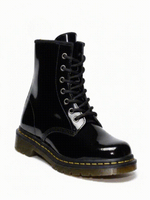 Bota Clásica Negro Charol